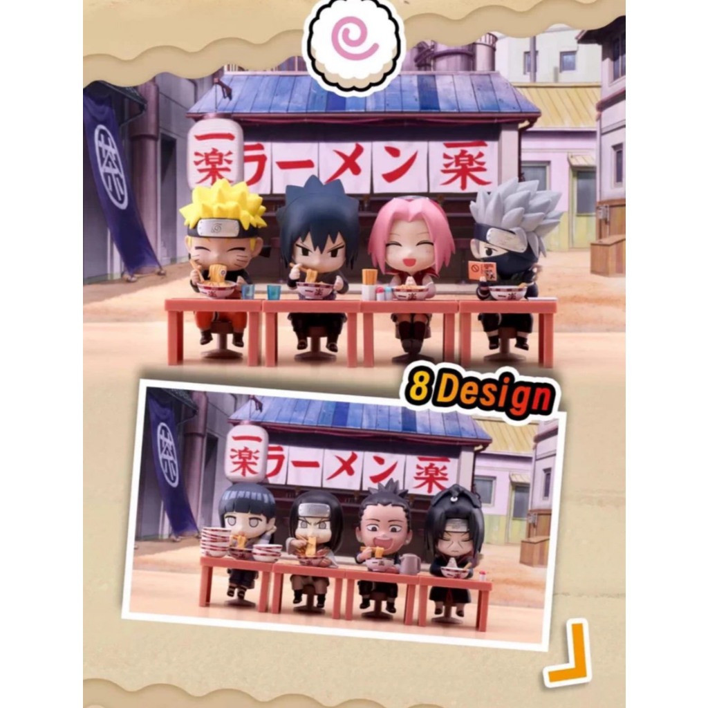(Value-Packed) NARUTO Shippuden Ramen Theme Blind Box Naruto Ramen Blind Box