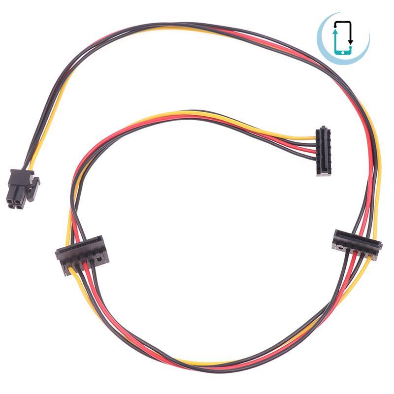 [AT] 4Pin ถึง 2-Port HDD SSD SATA Power Socket Cable Conector สําหรับ 6000 6200 6300 8000 8100 8200p