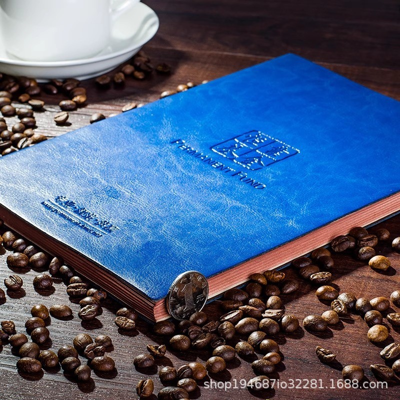 Bowen 530PU Soft Belt Tag Pendant B5 Business Notebook Office Stationery 18K Work