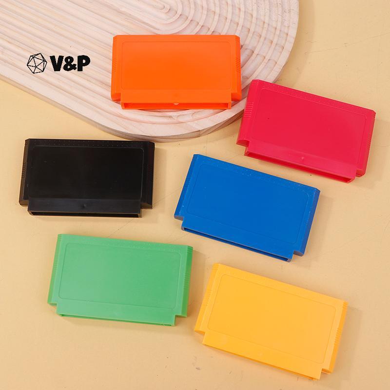 V&P 8-Slot ตลับหมึกเกมเปลี่ยนพลาสติกสําหรับ FC เกมคอนโซลซ่อมอะไหล่กล่องการ์ดเกม