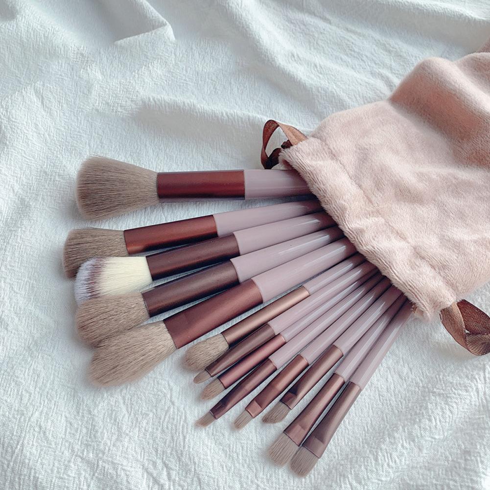 ชุดแปรงแต่งหน้า Super Soft Blush Brush Foundation Shadow Brush Highlighter Eye Brush P2j9