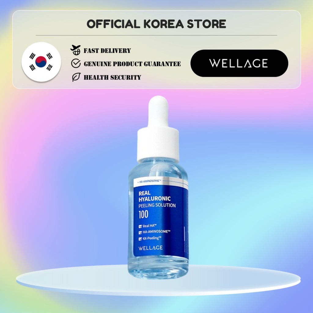 [WELLAGE] Real Hyaluronic Peeling Solution 30ml / จากเกาหลี