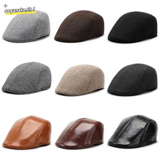 หมวกเบเรต์ชาย AOGANAKE แบบมุมแหลม สวมใส่ง่าย ป้องกันรังสี UV…