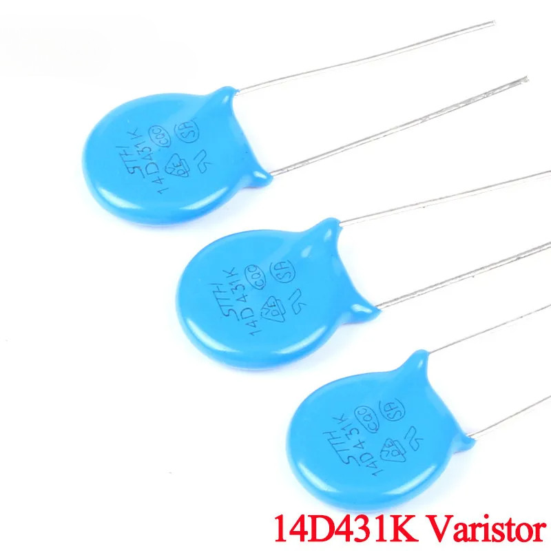 20 ชิ้น/5 ชิ้น Vartor 14D431K 14D-431K 14D431 430V โลหะแรงดันไฟฟ้า Dependent ตัวต้านทาน VDR VSR