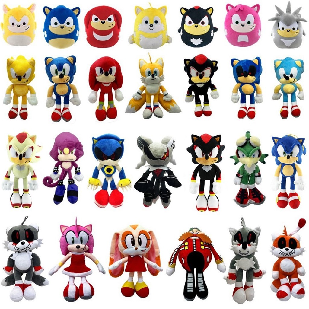 Super sonic Plush Toy รุ่น Q Super sonic Mouse sonic Backpack Hedgehog Charter Doll20260101