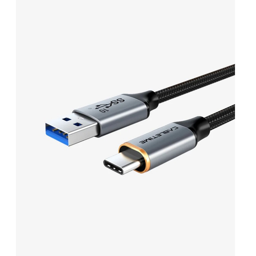 CABLETIME ใหม่ CA60H USB3.1 สาย USB-A To USB-C 10Gbps ยาว 1 เมตร