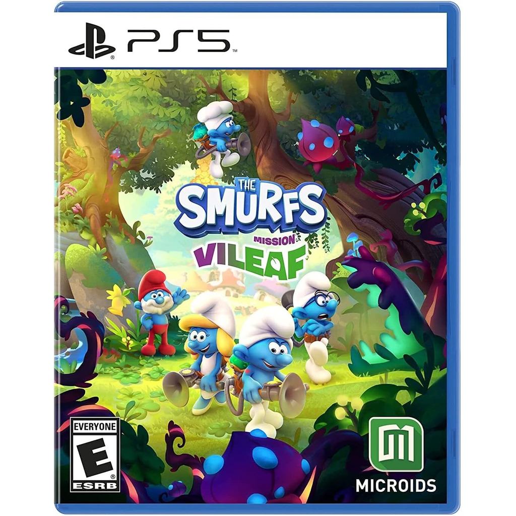 แผ่นเกม💿 Ps5 The Smurfs : Mission Vileaf | แท้มือ1 🆕 | Zone1 (All) US (ภาษา Eng) | Playstation 5 🎮 |