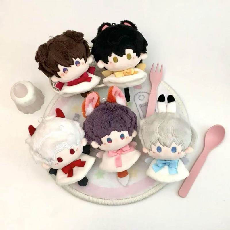 In Stock Love and Deepspace 10 ซม. Fandom Weather Doll Style Cotton Doll Bag Charm – Collectible for