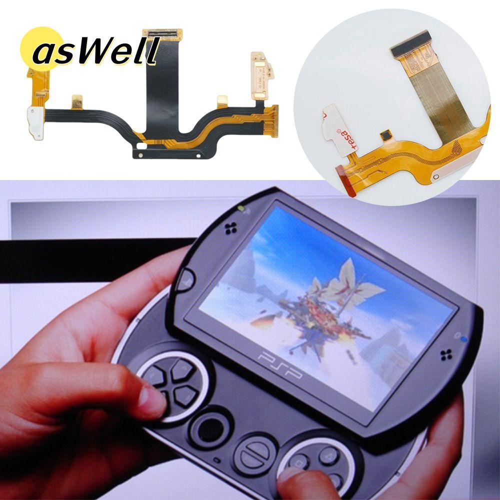 ASWELL สายหน้าจอ LCD, อะไหล่สากลสายริบบิ้น, ซ่อมริบบิ้นเมนบอร์ด DIY สําหรับ PSP GO