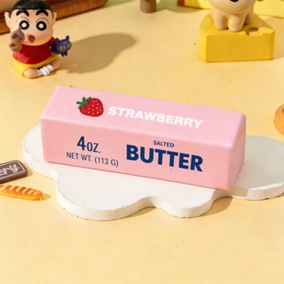 Butter Squishy Stick น่ารักสมจริง Butter Design Soft Squeeze ความเครียดบรรเทา Squishy ของเล่น