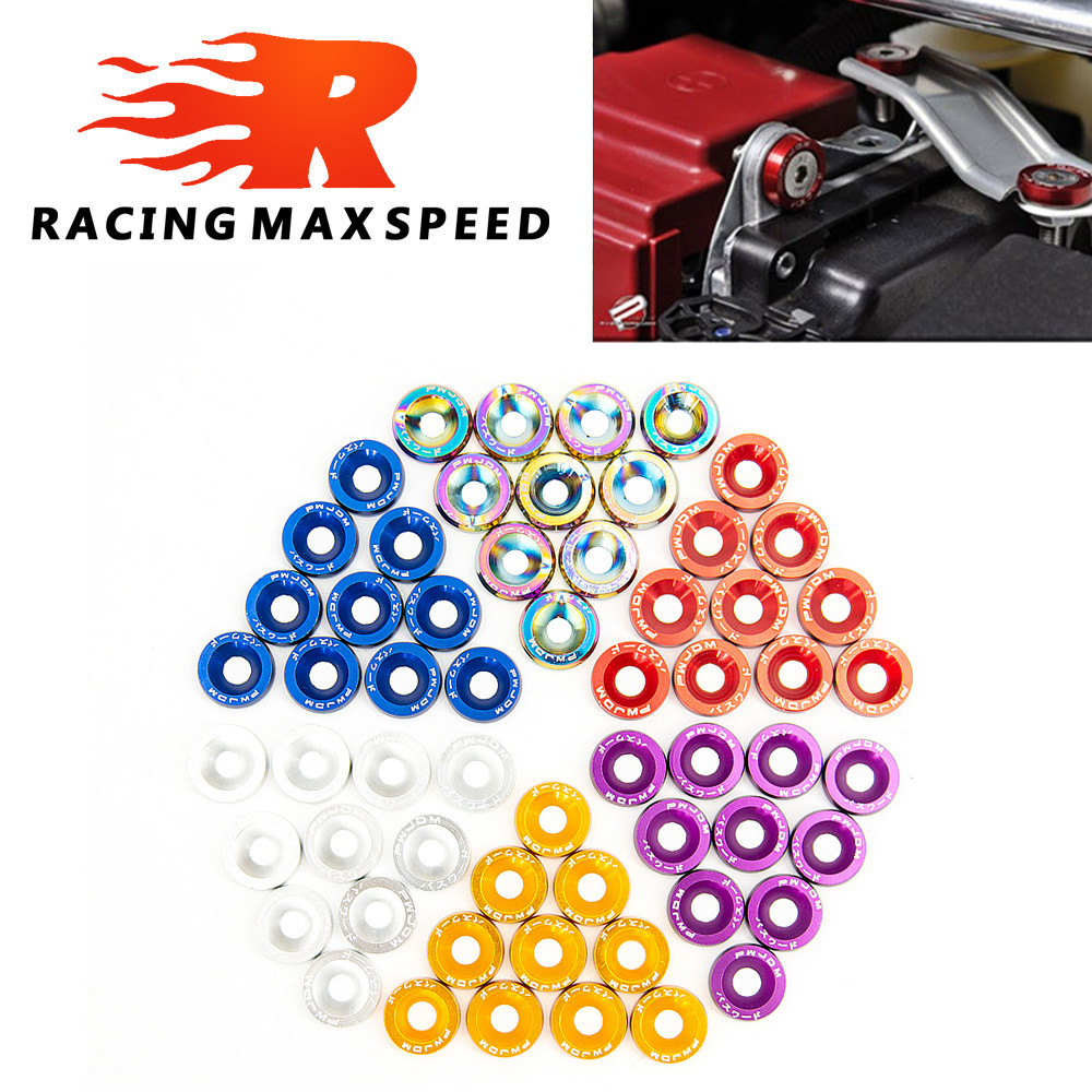MP Universal รถยนต์ M6 สกรูใบอนุญาตสลักเกลียวอัตโนมัติ 10PCS M6 JDM สไตล์