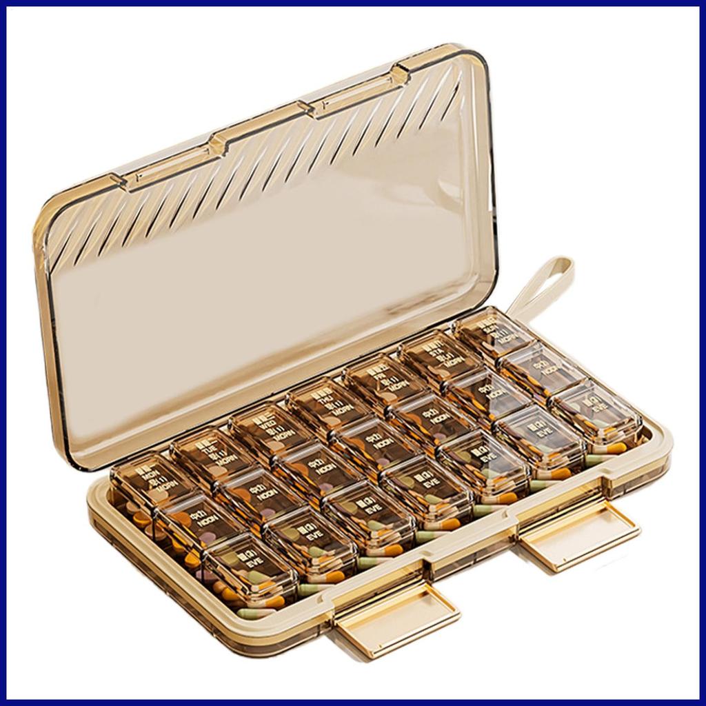 Pill Case Travel Portable Travel Pill Box Clear Travel Pill Case Pill Travel Case Pill Organizer for