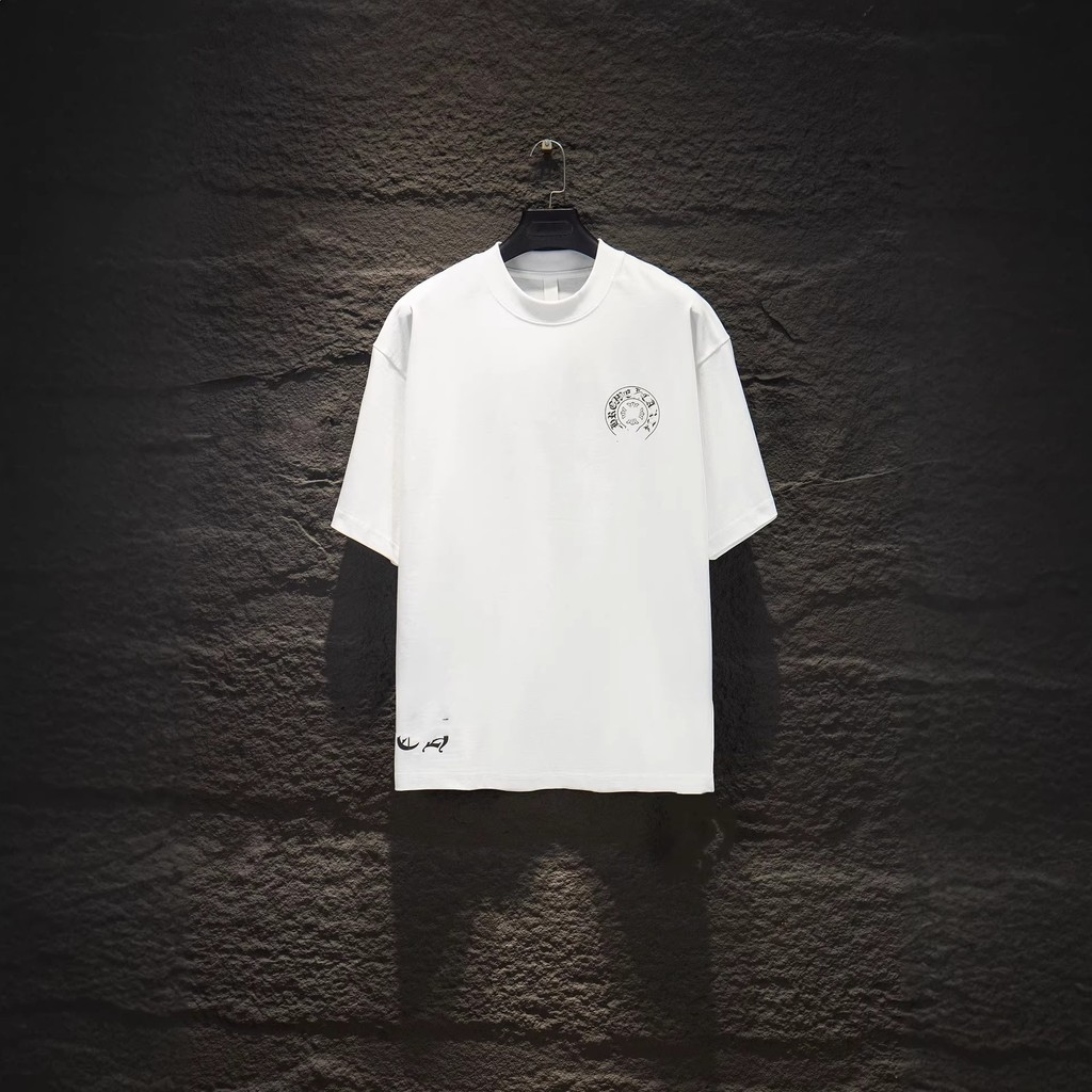 3GG9 Chrome Hearts New printed short-sleeve shirt T Shirt OS Loose fit, unisex style T