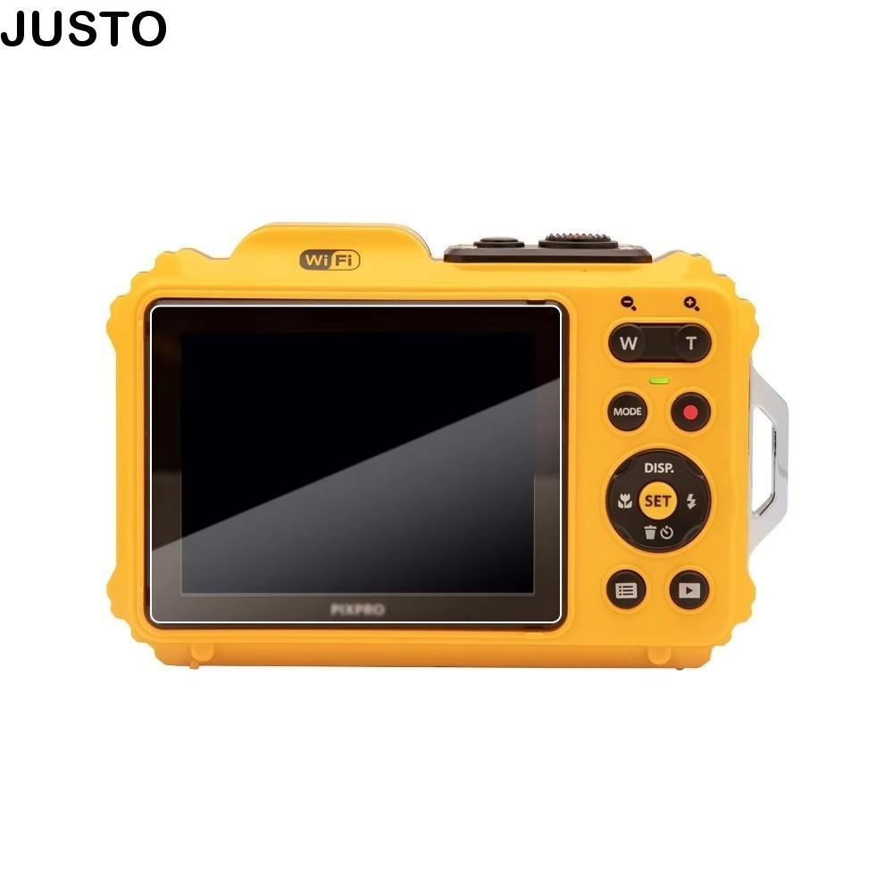 JUSTO สําหรับ Kodak WPZ2 กล้องกระจกนิรภัยหน้าจอ,อุปกรณ์เสริมกล้องแบบพกพาฟิล์มแก้ว,ของขวัญ 9H โปร่งใส