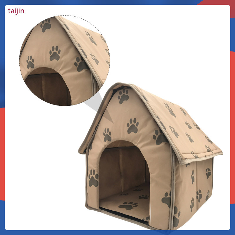 House Dog Beds Cozy Folding Portable Indoor taijin