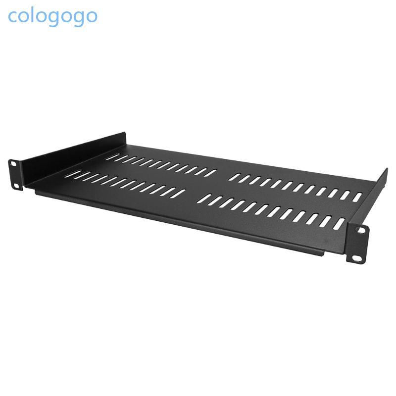 COLO 1U Server Rack Rack Rack Universal Vented Rack Mount Cantilever ถาดสําหรับ 19 ตู้
