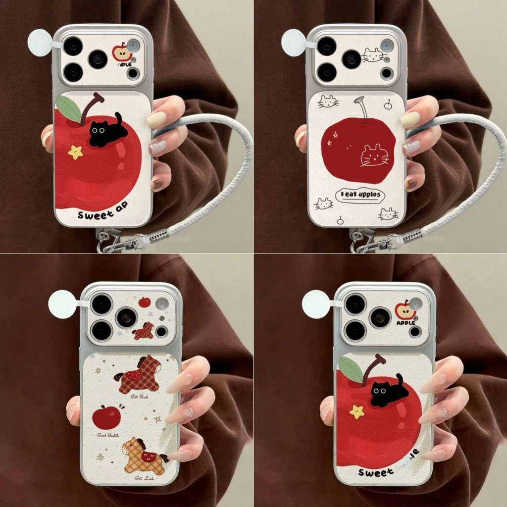 2026 new หนัง TPU เคสโทรศัพท์ for iPhone 17 13 11 Pro Max เคสไอโฟน 13 16 14 12 Pro Max Air เคส พร้อมหน้าต่างบานใหญ่