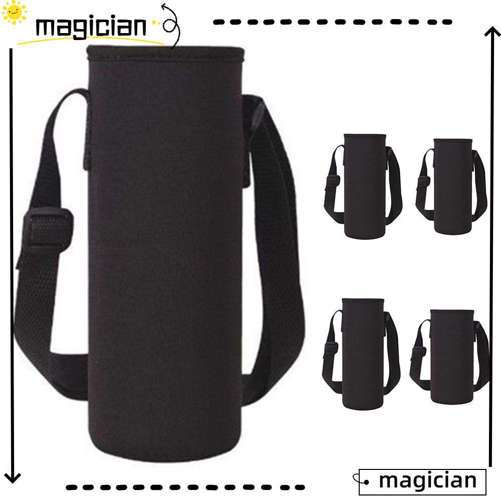 MAGICIAN ปลอกสวมถ้วยแก้วกันลื่นพร้อมสายคล้องไหล่ฝาครอบฉนวนถ้วย,600-1500มล ถุงขวดฉนวนกันความร้อน
