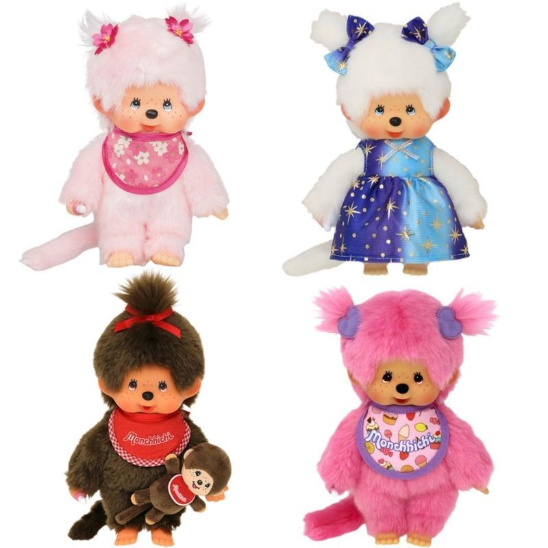 【พร้อมส่ง】monchichi พวงกุญแจ Monchi Bebichhichi Tuffy Monchhichi Keychain Limited Plush hipper kitty