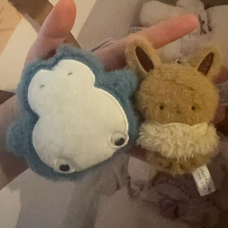 Pokémon Pokémon Pokémon Pikachu Pokemon Plush จี้ห้อยกระเป๋าน่ารัก Outing พวงกุญแจ