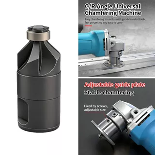 SHOUH Chamfer Bit เหล็กหล่ออลูมิเนียม เครื่องบดมุมมัลติฟังก์ชั่นเครื่องมือลบมุม, Professional แบบพกพาเครื่องบดมุม Chamfer สําหรับรุ่น 100 บดมุมโลหะทํางาน