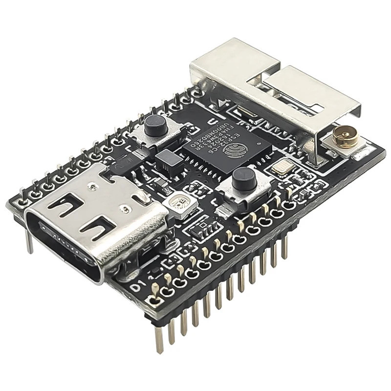 Wifi6 ESP32 C6 บอร์ดพัฒนา RISC-V 32-Bit ESP32-C6 N4 BT Wifi โมดูลคริสตัล Oscilator RGB LED 4MB แฟลช 
