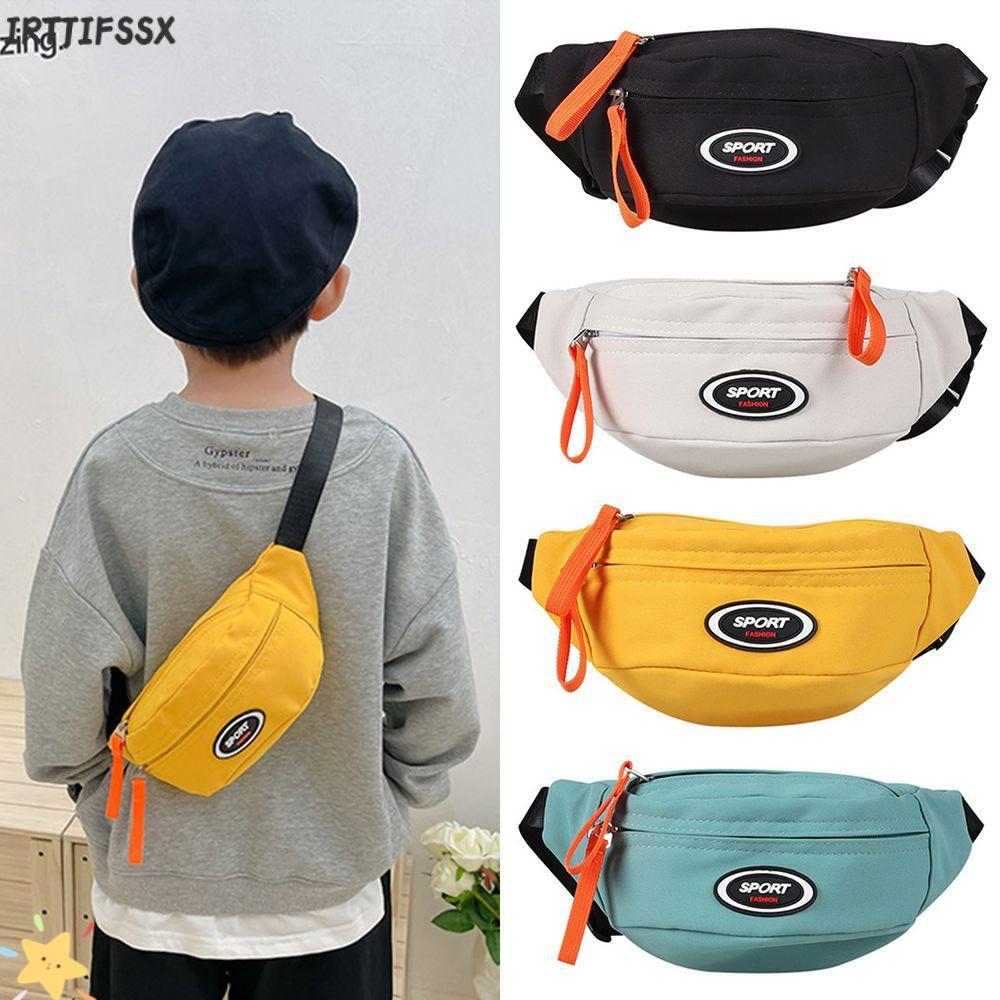 IRTJIFSSX Fanny Pack, กระเป๋าคาดหน้าอกเด็กความจุขนาดใหญ่น้ําหนักเบา, กระเป๋าสะพายข้างกันน้ําอเนกประสงค์ที่ทนทานต่อการสึกหรอ