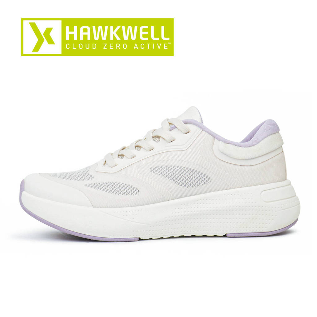 Hawkwell รองเท้าผ้าใบระบายอากาศของผู้หญิงรองเท้าเดินลื่นรองเท้าวิ่งแสงอัลตร้า Cloud Zero Active-Celia/9612