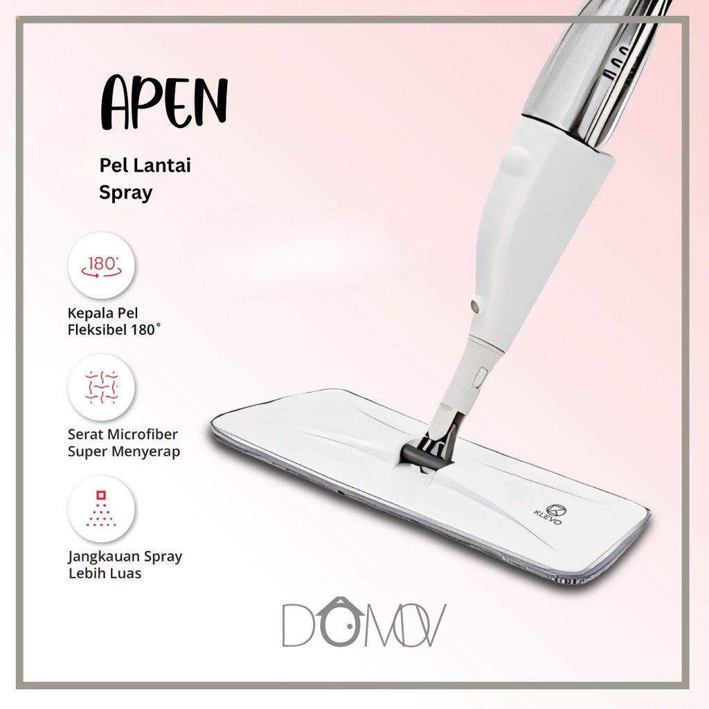 Domov APEN Spray Floor Mop Spray Mop PRACTICAL Spray Floor Mop Without Wringing