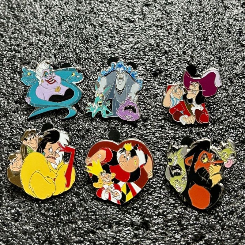 Disney Badge disney pin disney pin disney Medal Ursula Anti-Face Badman Series yy4.13