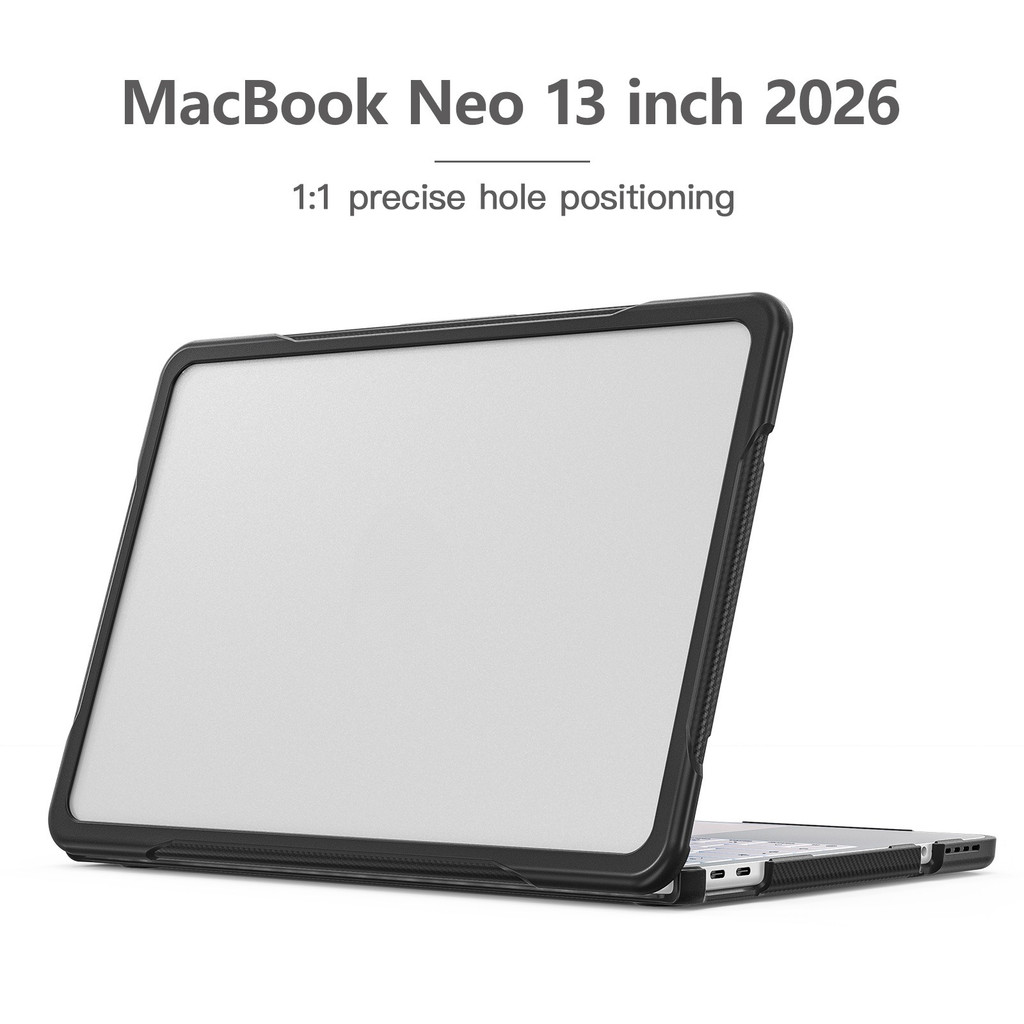 กันกระแทกแล็ปท็อปสําหรับ 2026 Macbook Neo A3404 A18 กรณี PC hard Funda Matte การกระจายความร้อนโปร่งใส anti drop ฝาครอบ