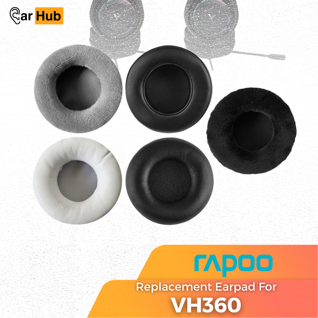 แผ่นรองหูฟังแผ่นรองหูฟัง Rapoo VH360 VH 360 VH-360 แผ่นโฟม