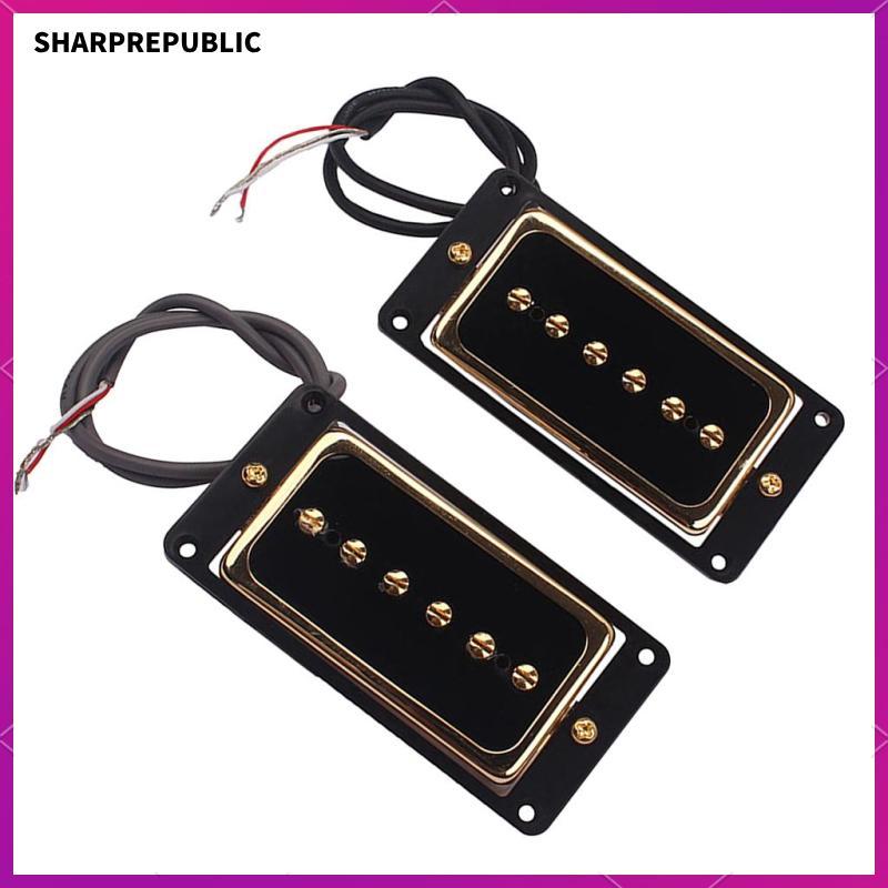 [Sharprepublic] Soap Bar Humbucker Pickups Alnico 5 P90 สําหรับเครื่องมือกีตาร์ไฟฟ้า Accs