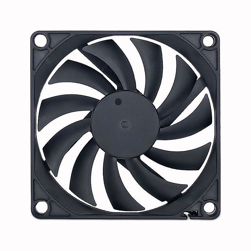 Wylder Ice Spirit F8010 พัดลมแชสซีบางเฉียบ 4PIN PWM สมาร์ทความเร็วระเบียบเงียบปริมาณอากาศสูงการกระจา