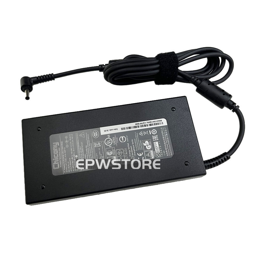Chicony 20V 9A 180W AC Adapter Charger สําหรับ MSI Creator Z16 A11UET-209 สาย 4.5 มม.