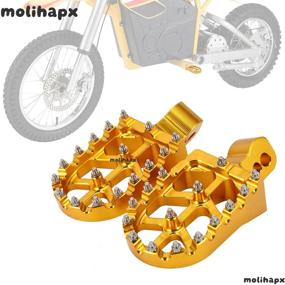 MOLIH Footpegs REST, ทนทาน Rest Pedal Dirt Bike หมุดเท้า, CNC ร้อน|แป้นเหยียบ CNC สําหรับ MX 650 500