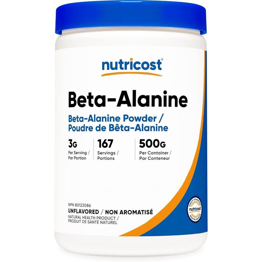 Nutricot Beta Alanine Powder (500 กรัม) PreWorkout รส NonGMO Gluten