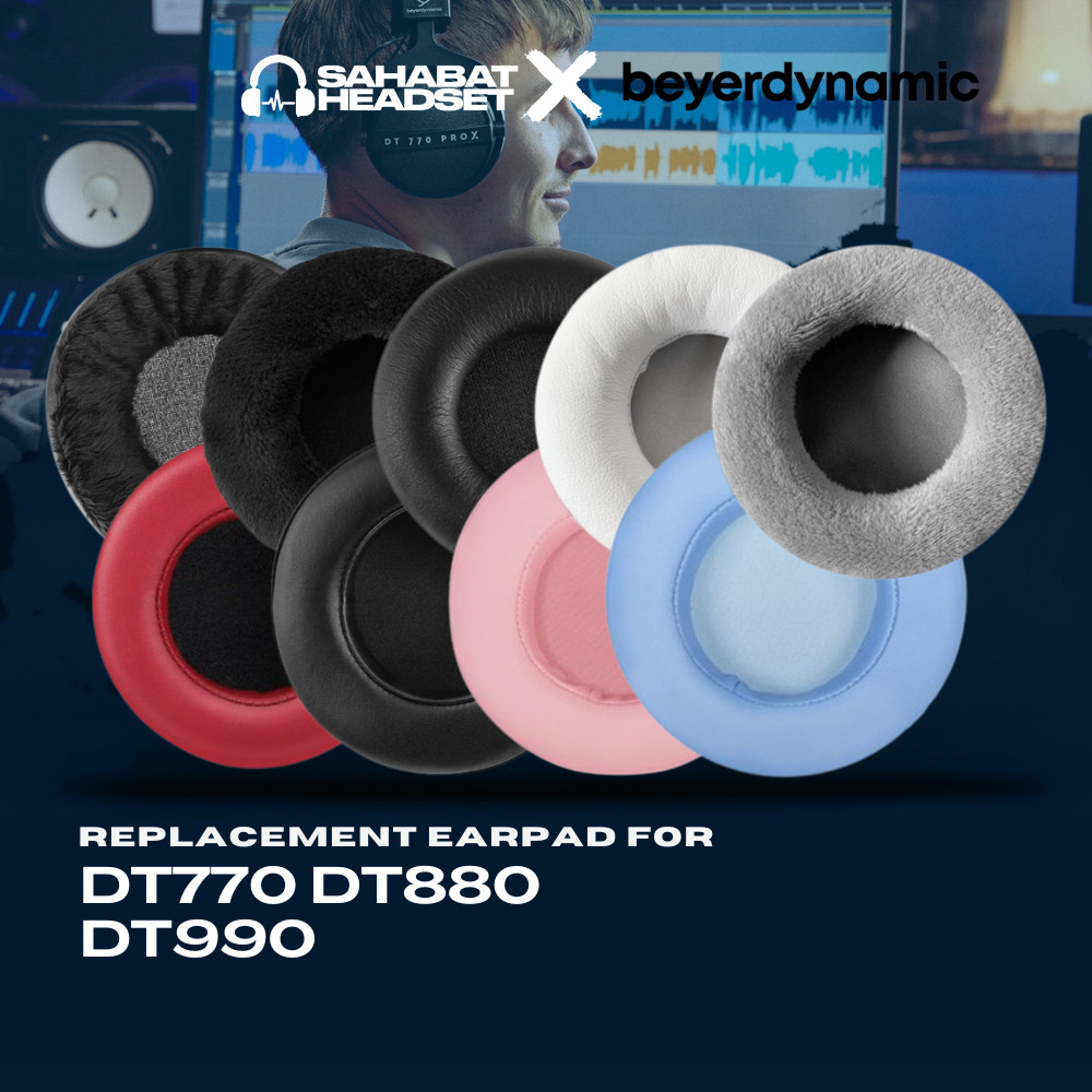 แผ่นรองหูฟัง Earcup Earcushion Beyerdynamic DT770 DT880 DT990 DT 770 แผ่นโฟม