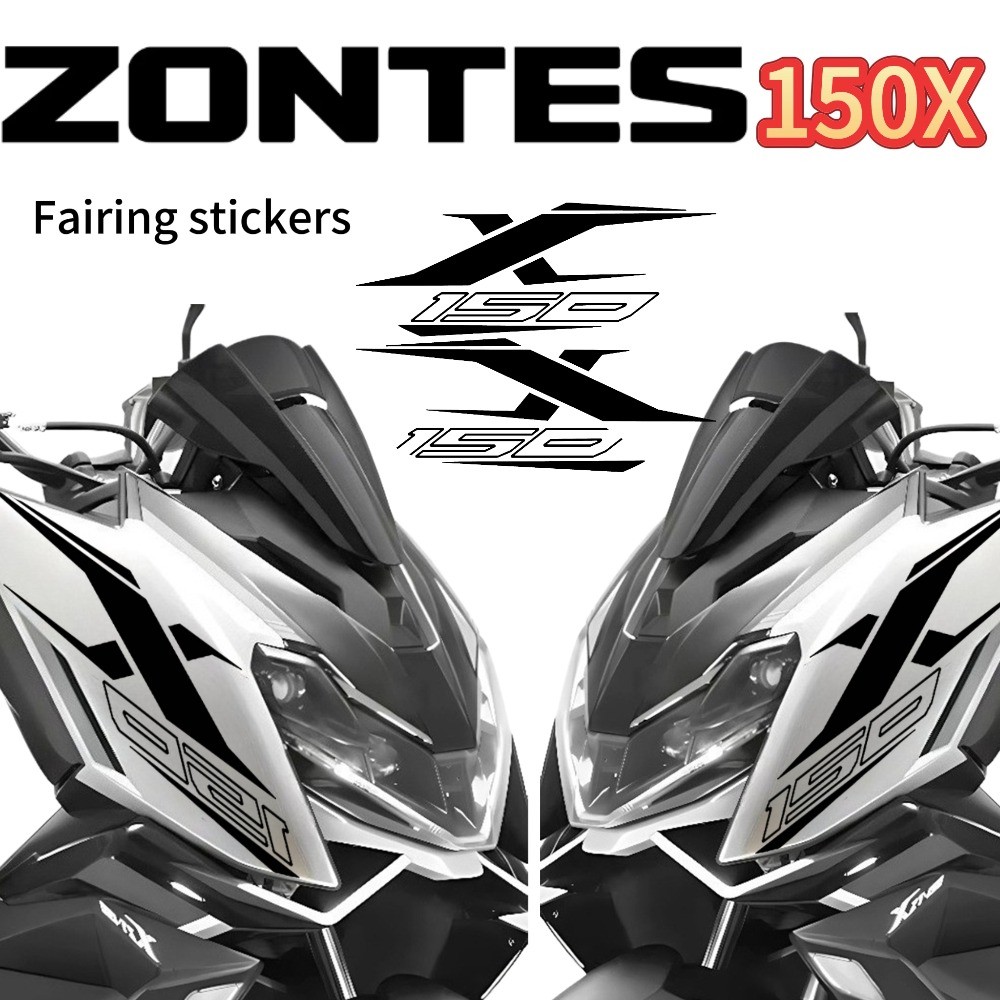 สําหรับ ZONTES 150X 2026 สติกเกอร์ fairing สติกเกอร์ PVC zontes 150x สะท้อนแสงกันน้ําไวนิล decal อุปกรณ์เสริมรถจักรยานยนต์