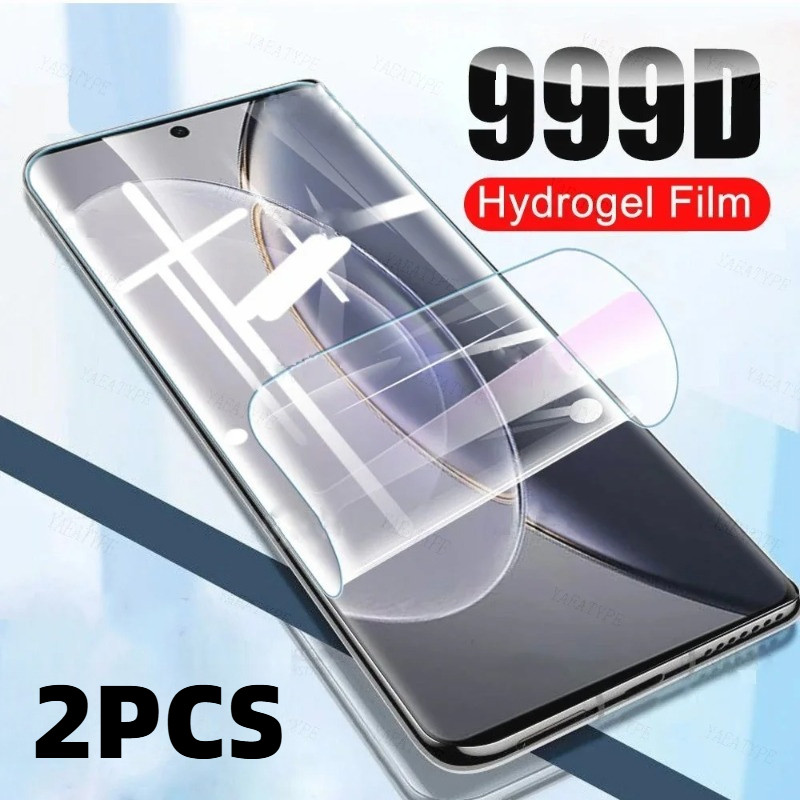 2 ชิ้น Anti Blue Light Soft Hydrogel ฟิล์มสําหรับ Oppo F33 F31 Pro F33Pro F31Pro Plus Anti Spy ความเ