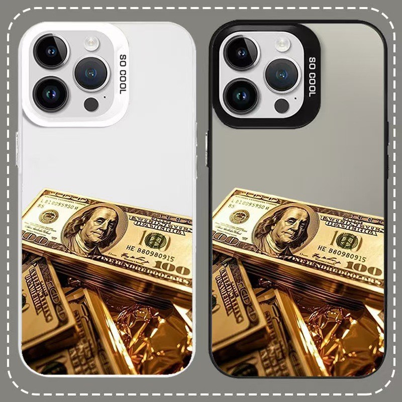 Gold Dollar เหมาะสําหรับเคสโทรศัพท์ Apple 16Promax iPhone1514Pro17Air Fortune