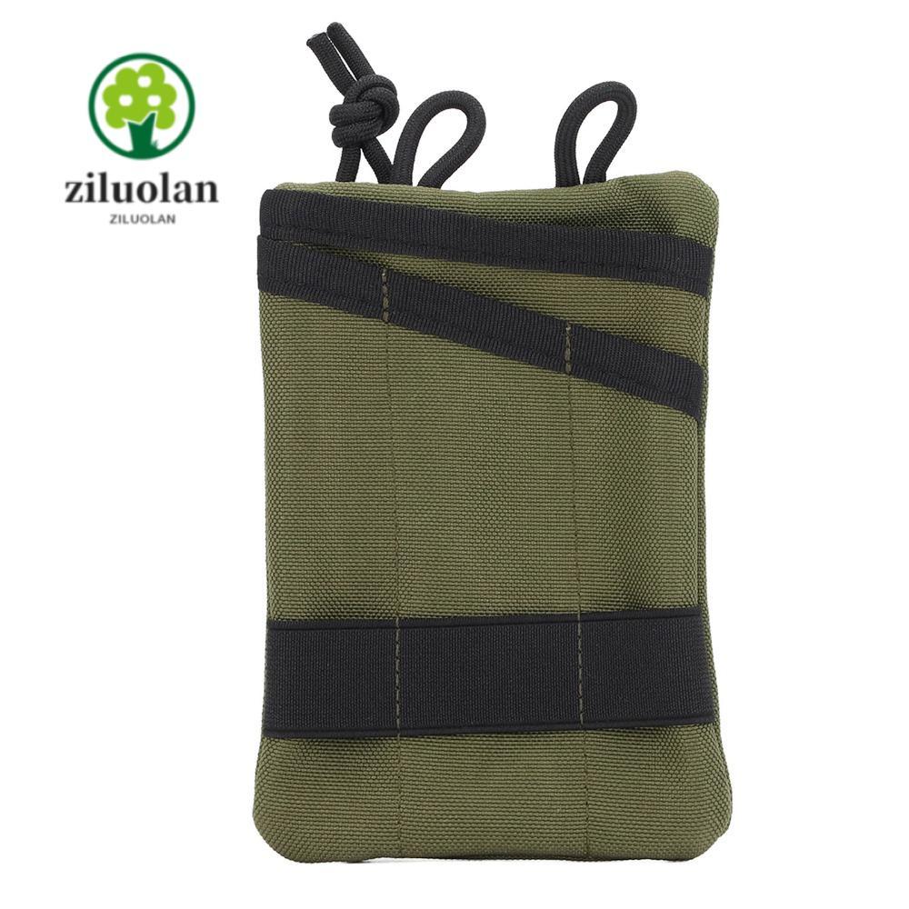 ZILUOLAN กระเป๋าเก็บ EDC 2 ชิ้น, ที่เก็บ EDC มัลติฟังก์ชั่นแบบพกพา, ทนทานกระเป๋าเข็มขัดผ้า EDC Kit