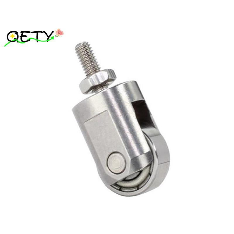 [qetyellow] Dial Indicator Wheel Probe Tips M2.5 Metal Roller Contact Point สําหรับอิเล็กทรอนิกส์ตัว
