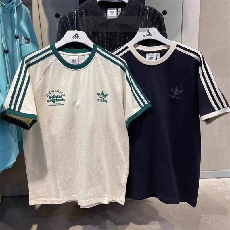เสื้อยืดผ้าฝ้าย 100% สไตล์ย้อนยุคสำหรับผู้หญิง แขนสั้น ออกแบบคลาสสิก