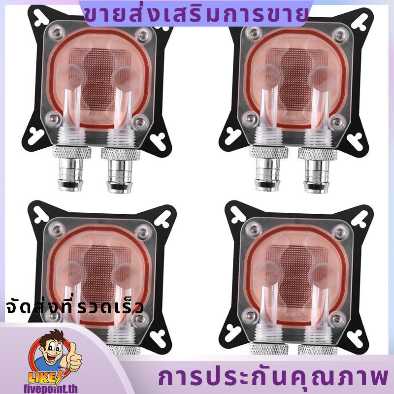 4X Gpu Water Block Cooling ช่องคู่คอลัมน์ทองแดงการ์ดภาพวิดีโอ Water Cooler หม้อน้ํา 0.4 มม.สําหรับ W