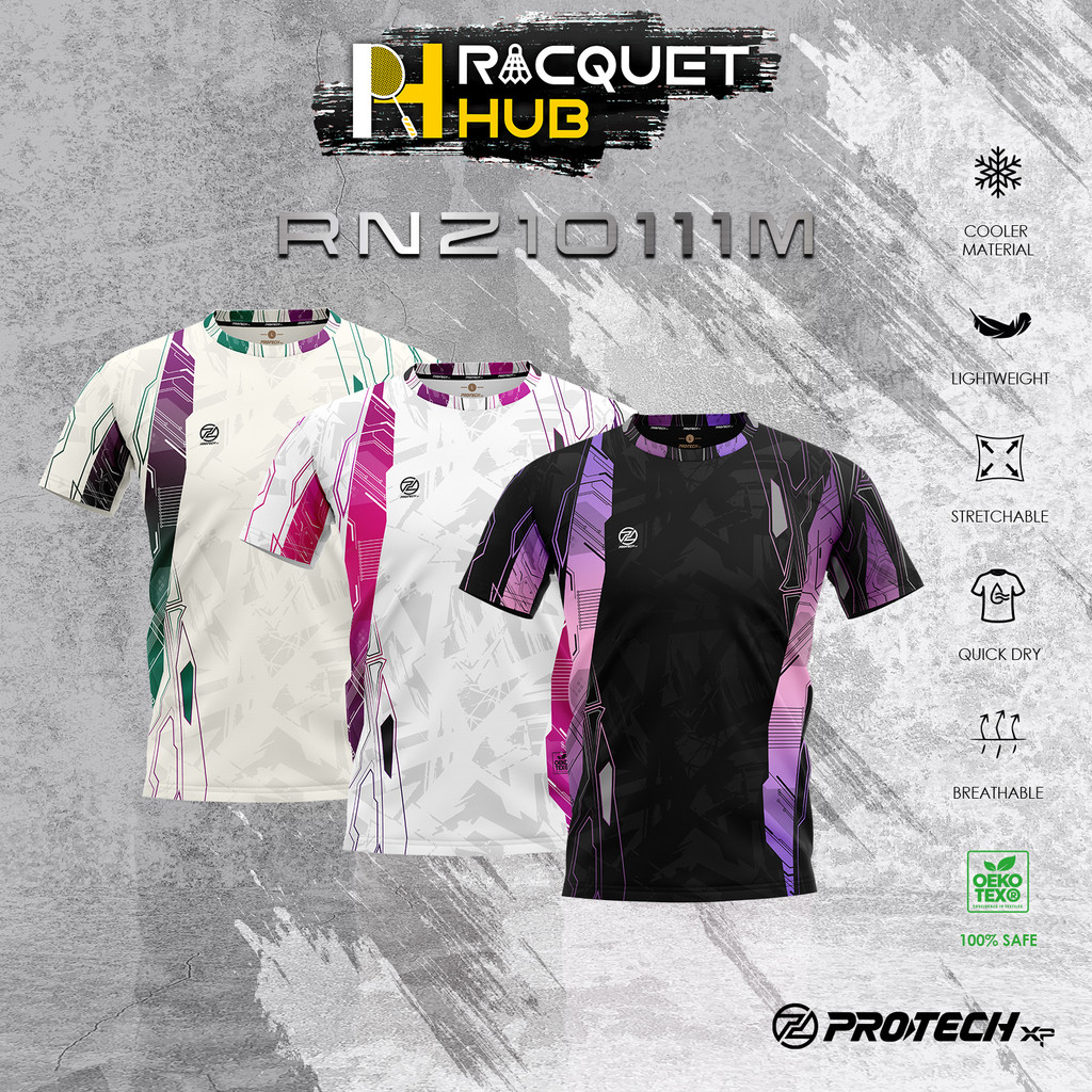 Protech Badminton "RNZ10111M" เสื้อแข่งแห้ง Fit Tournament
