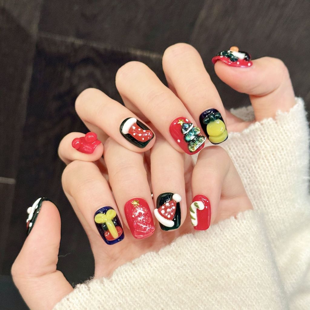 Free Shipping ✨  Handmade nails! Autumn and winter style fake nails