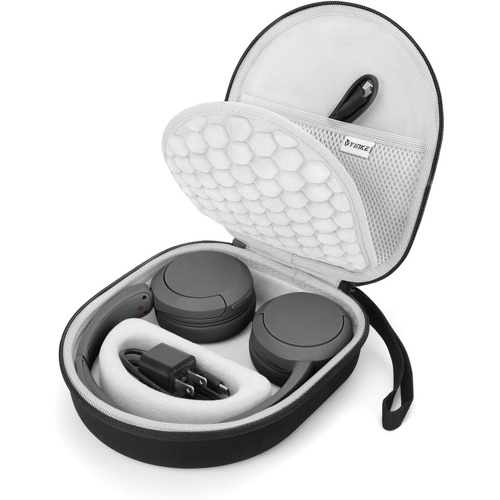 Yinke Hard Case สําหรับ Sony WH-CH520/510/ JBL Tune 510BT หูฟัง, Travel ฝาครอบป้องกันกระเป๋าเก็บ