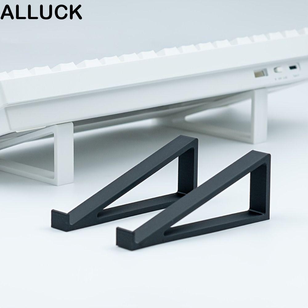 ALLUCK ขาตั้งยกระดับคีย์บอร์ด 1 คู่, อุปกรณ์เสริมพลาสติกคอมพิวเตอร์คีย์บอร์ด ไรเซอร์ สำหรับทำงานออฟฟิศ