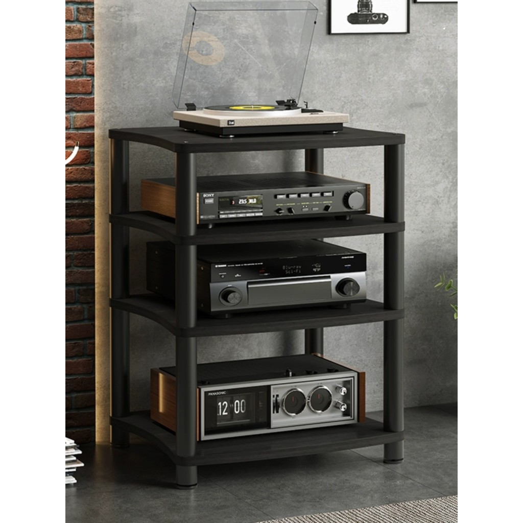 เครื่องขยายเสียงตู้ Rack HIFI อุปกรณ์ภาพและเสียง Home Cinet อุปกรณ์ตู้ Multi-Layer Audio Rack CD Rac